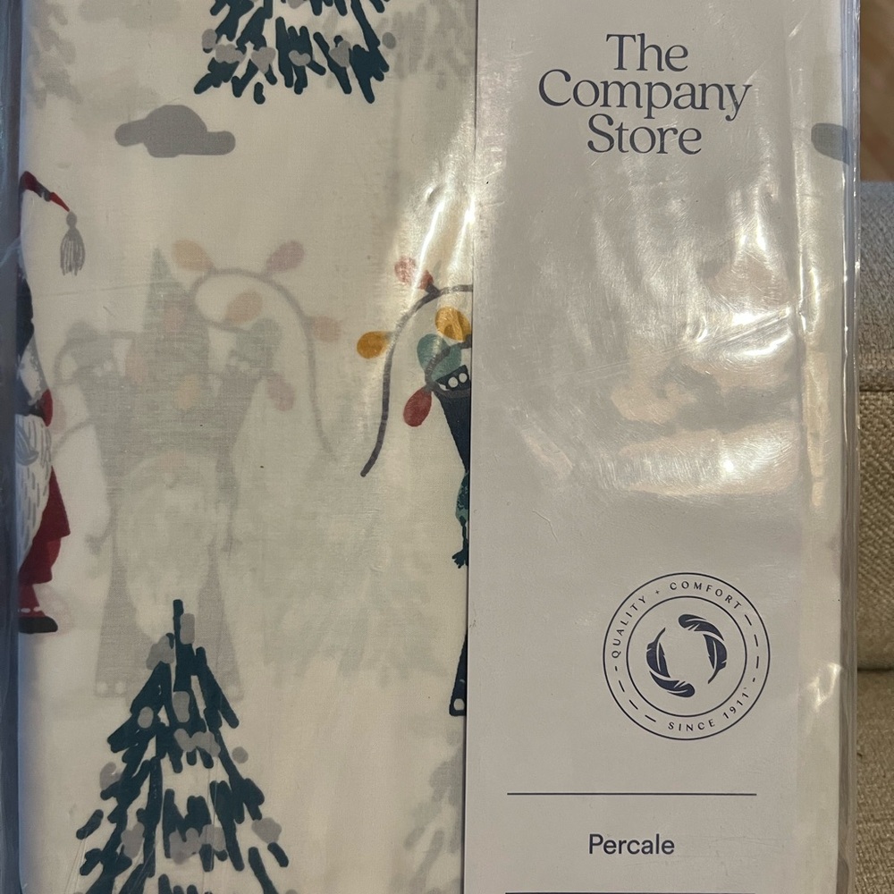 The Company Store Festive Percale Duvet Bedding